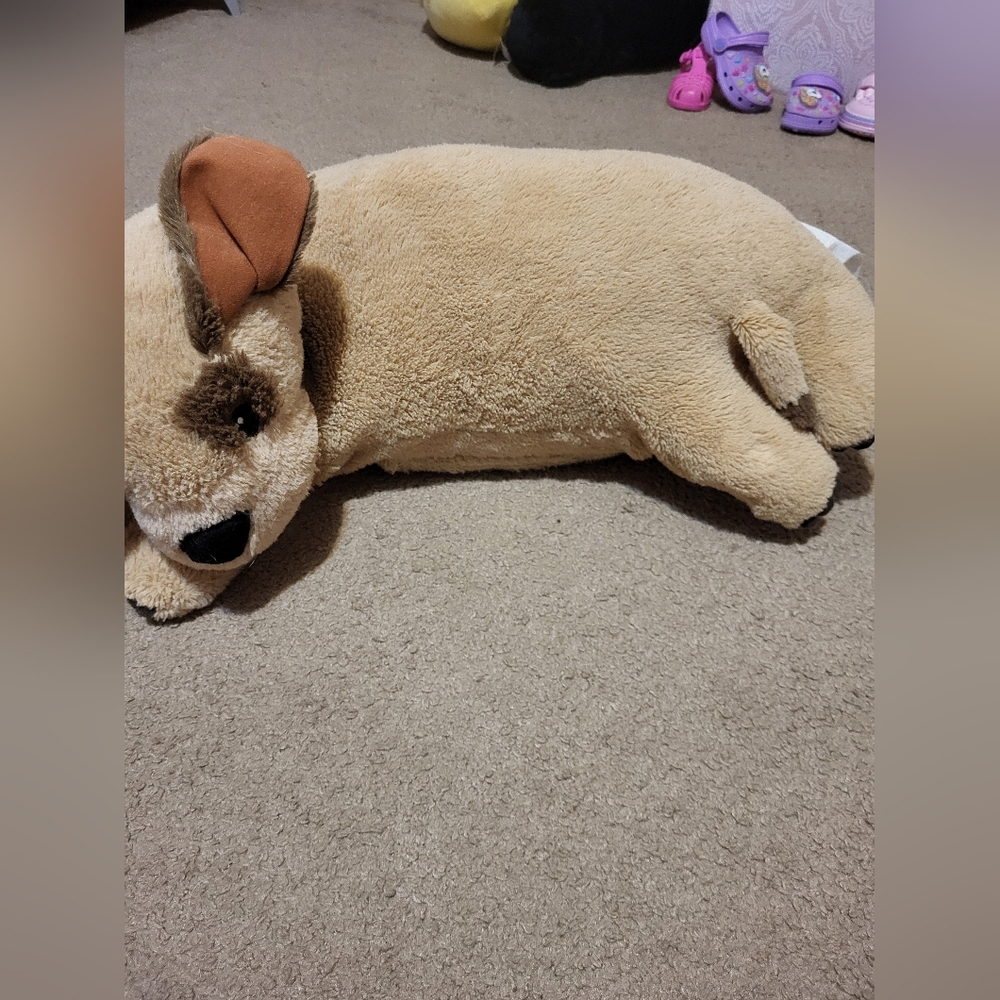 Children's Dog Plush Converts To Sleeping Bag